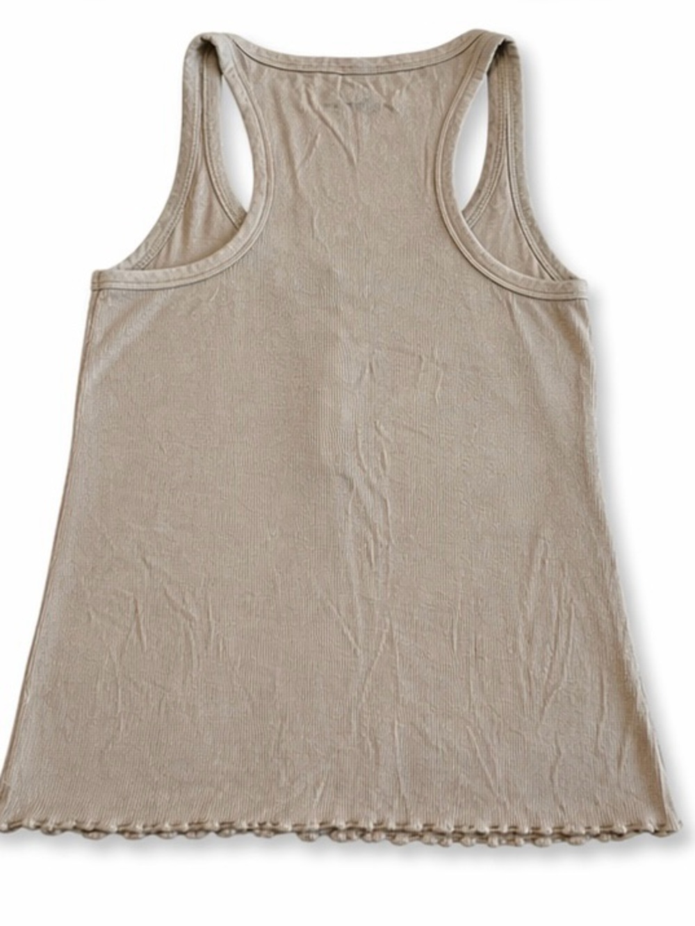 Aerie Soft Ribbed Tank Top Size M Beige Button Front
Y2K Basic - Picture 4 of 9